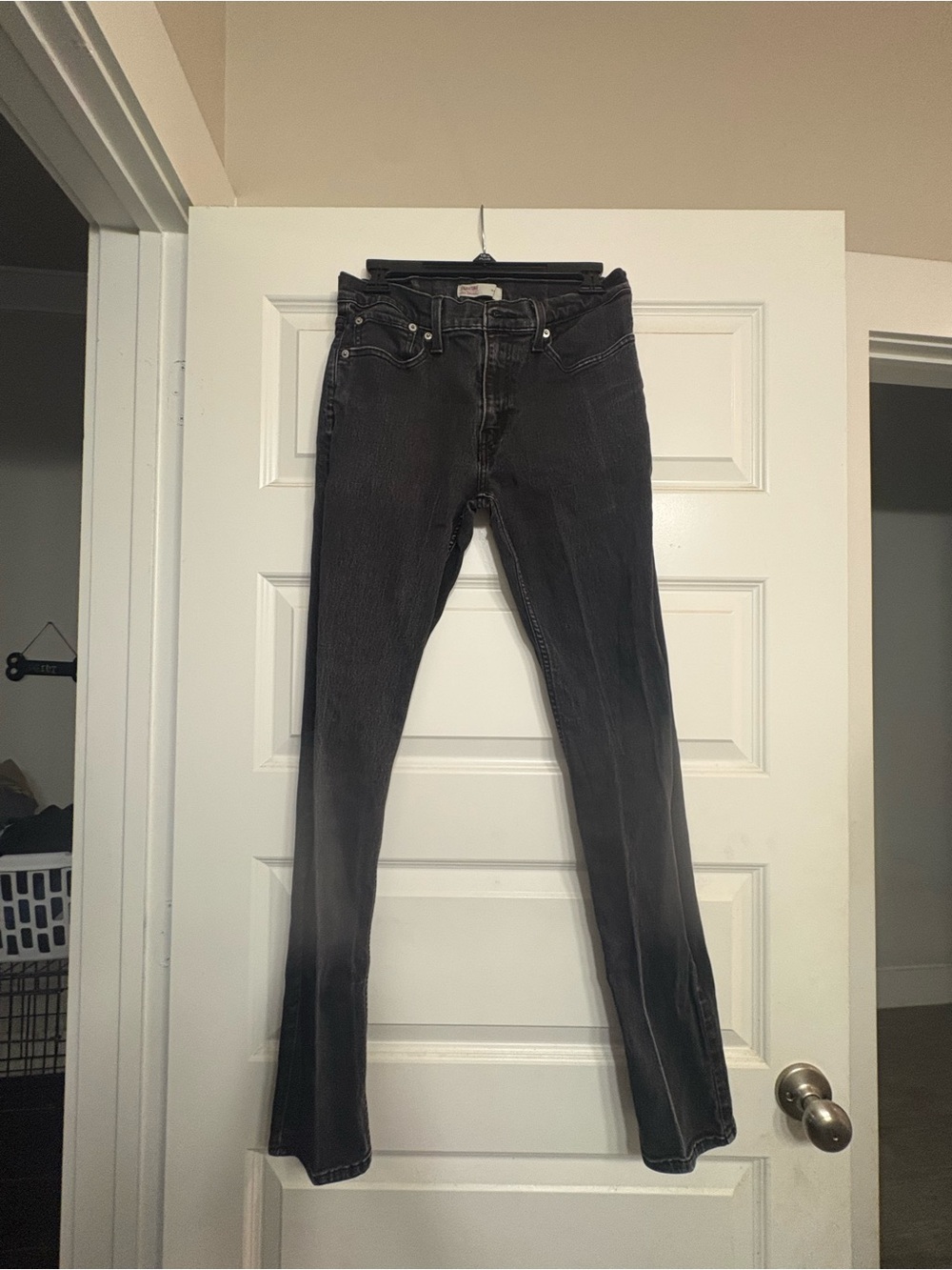 Signature by Levi Strauss Men's Slim Jeans in Washed Black